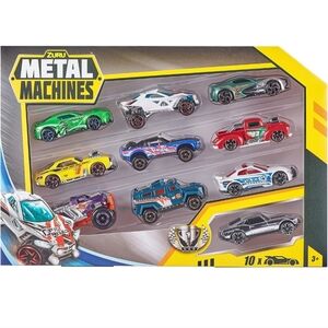 Zuru Metal Machines Toy Car Set - Multicolor 10 Count